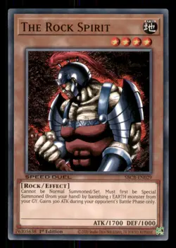 Yugioh The Rock Spirit #SBCB-EN029 Speed Duel: Battle City Box LP - Image 1