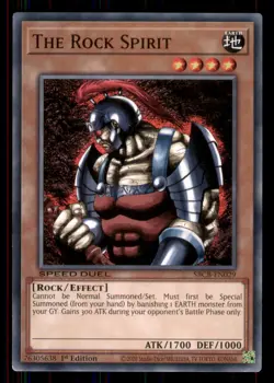 Yugioh The Rock Spirit #SBCB-EN029 Speed Duel: Battle City Box LP - Image 1