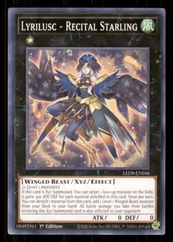 Yugioh Lyrilusc - Recital Starling #LED8-EN046 NM - Image 1