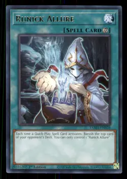 Yugioh Runick Allure #TAMA-EN028 Tactical Masters LP - Image 1