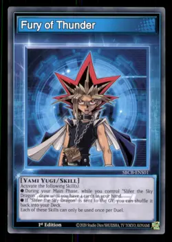 Yugioh Fury of Thunder #SBCB-ENS01 Speed Duel: Battle City Box LP - Image 1