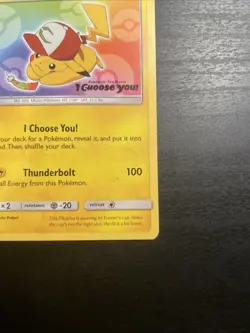 Ash's Pikachu TCG SM108 2017 Promo Card Pokemon 'I Choose You' Quantity - Image 4