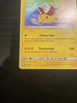 Ash's Pikachu TCG SM108 2017 Promo Card Pokemon 'I Choose You' Quantity - Image 5