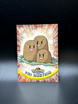 Topps Pokemon Dugtrio #51 2000 TV Animation Edition Non Holo Blue Logo - Image 1