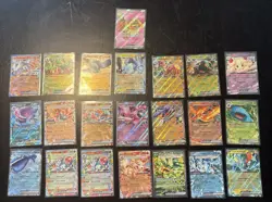 Lot Of 22 Pokemon Ex Cards from Prismatic, Twilight , Destined Rivals Etc - Image 1