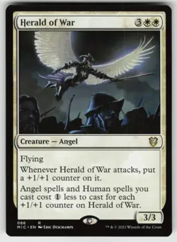 MTG Herald of War R Commander: Innistrad: Midnight Hunt 86 LP - Image 1
