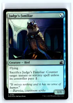 FOIL Judge's Familiar Ravnica Remastered - MTG Magic the Gathering Card - Image 1