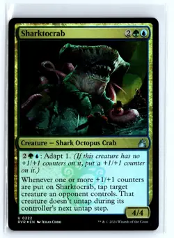 FOIL Sharktocrab Ravnica Remastered Uncommon - MTG Magic the Gathering Card - Image 1