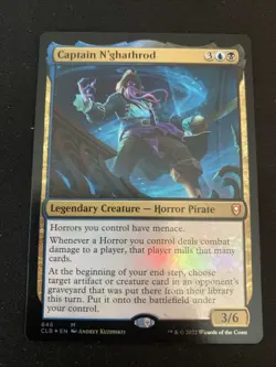 Captain N'ghathrod Commander Legends: Battle for Baldur's Gate Foil - Image 1