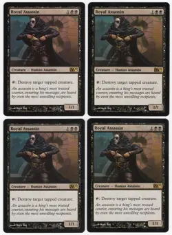 Royal Assassin x4 4x M11 Core Set 2011 PLAYSET Black Rare Creature MTG NM AZ2 - Image 1