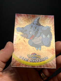 Topps Pokemon Series 2 Rainbow Foil #112 Rhydon LP - Image 2