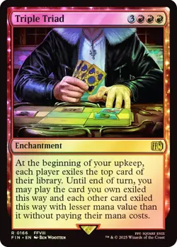 MTG FOIL Triple Triad - FINAL FANTASY #166 NM - Image 1