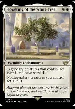MTG The Lord of the rings - Flowering of the white tree R 0015 NM Foil - Image 1
