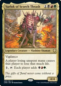 MTG Yurlok of Scorch Thrash Commander Legends 293/361 Regular Rare NM - Image 1