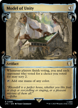 Model of Unity SHOWCASE SCROLLS FOIL, The Lord of the Rings, MTG NM/M - Image 1