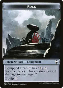 1x Rock Token - NM - Commander Legends - SPARROW MAGIC - Image 1