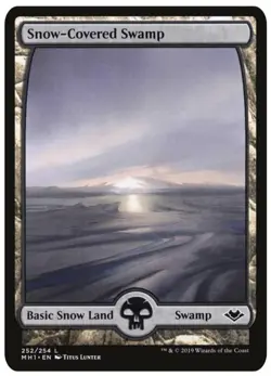 MTG Snow-Covered Swamp PACK FRESH NM Modern Horizons Regular Land EDH - Image 1