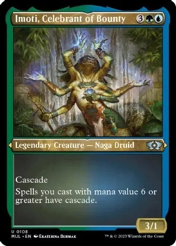 MTG Imoti, Celebrant of Bounty - Foil Etched NM-Mint March of the Machine - Image 1