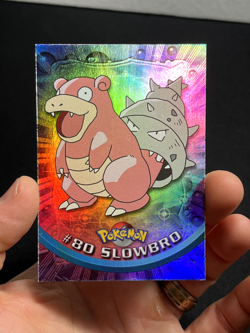 Topps Pokemon Series 2 Rainbow Foil #80 Slowbro LP - Image 2