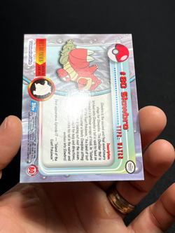Topps Pokemon Series 2 Rainbow Foil #80 Slowbro LP - Image 5