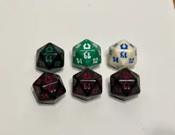 6X Return To Ravnica Spindown Dice Lot Magic the Gathering - Rakdos - Golgari - Image 1