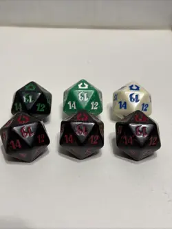 6X Return To Ravnica Spindown Dice Lot Magic the Gathering - Rakdos - Golgari - Image 2