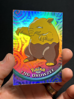 Topps Pokemon Series 2 Rainbow Foil #96 Drowzee LP - Image 3