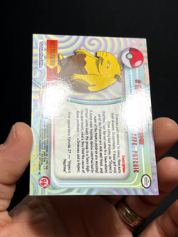 Topps Pokemon Series 2 Rainbow Foil #96 Drowzee LP - Image 5