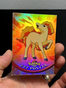 Topps Pokemon Series 2 Rainbow Foil #77 Ponyta - Image 3
