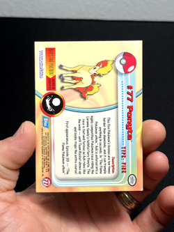 Topps Pokemon Series 2 Rainbow Foil #77 Ponyta - Image 4