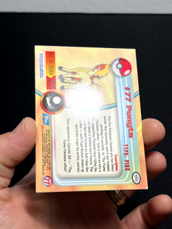 Topps Pokemon Series 2 Rainbow Foil #77 Ponyta - Image 5