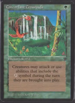 MtG Legends Concordant Crossroads Rare Magic The Gathering - Image 1