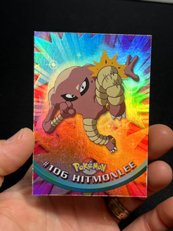 Topps Pokemon Series 2 Rainbow Foil #106 Hitmonlee LP - Image 1