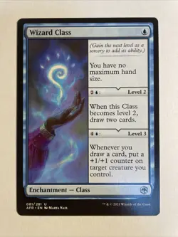 1x Mtg D&D Forgotten Realms Wizard Class NM/M Magic The Gathering - Image 1
