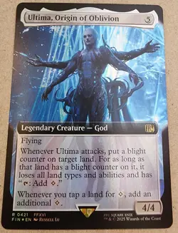 Ultima, Origin of Oblivion - #421 Foil (Extended Art) Final Fantasy - Mtg - Image 1