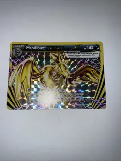 Mandibuzz BREAK XY182 Black Star Promo Ultra Rare Pokemon TCG Played - Image 1
