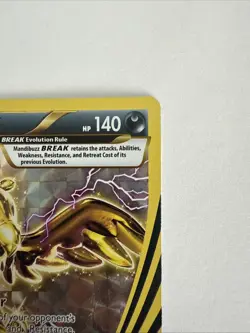 Mandibuzz BREAK XY182 Black Star Promo Ultra Rare Pokemon TCG Played - Image 4