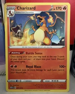 Charizard 2025 McDonald’s Happy Meal Pokemon Promo Card M24 001/015 - Image 1