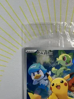 Pokemon Scarlett & Violet Promos 027 Pikachu Pokemon Center Stamp SEALED - Image 2