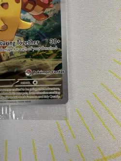 Pokemon Scarlett & Violet Promos 027 Pikachu Pokemon Center Stamp SEALED - Image 4