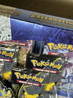 Pokemon TCG Celebrations Deluxe Pin Collection Box Sealed - Image 2