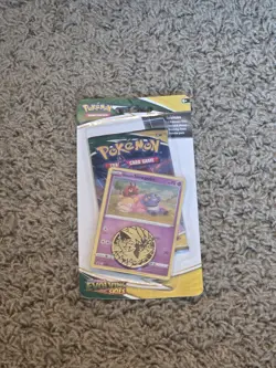 Pokemon TCG Evolving Skies Blister Pack Galarian Slowpoke Promo & Coin (Sealed) - Image 1