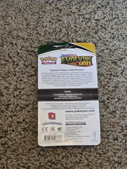 Pokemon TCG Evolving Skies Blister Pack Galarian Slowpoke Promo & Coin (Sealed) - Image 2