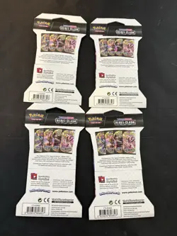 Pokemon TCG Rebel Clash Sleeved Booster Pack Art Set (4 Packs) NEW & SEALED - Image 2