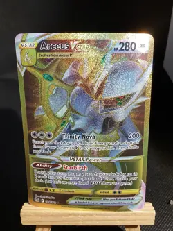 2022 Pokemon SWSH Arceus VSTAR Secret Rare #184/172 (CURVING) MP/HP - Image 1