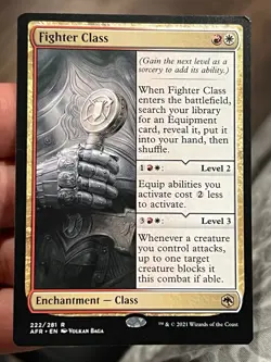 Magic The Gathering MTG FIGHTER CLASS Forgotten Realms NM/LP - Image 1