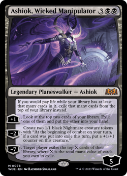 Ashiok, Wicked Manipulator Wilds of Eldraine PLD Mythic Rare CARD ABUGames - Image 1