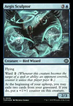 Aegis Sculptor FOIL Tarkir: Dragonstorm MTG NM - Image 1