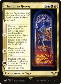 1x - The Horus Heresy - (Saga) - Universes Beyond: Warhammer 40,000 - NM MTG - Image 1