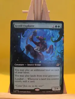 MTG Edge of Eternities Icetill Explorer R0343 Extended Art - Mint - Image 1